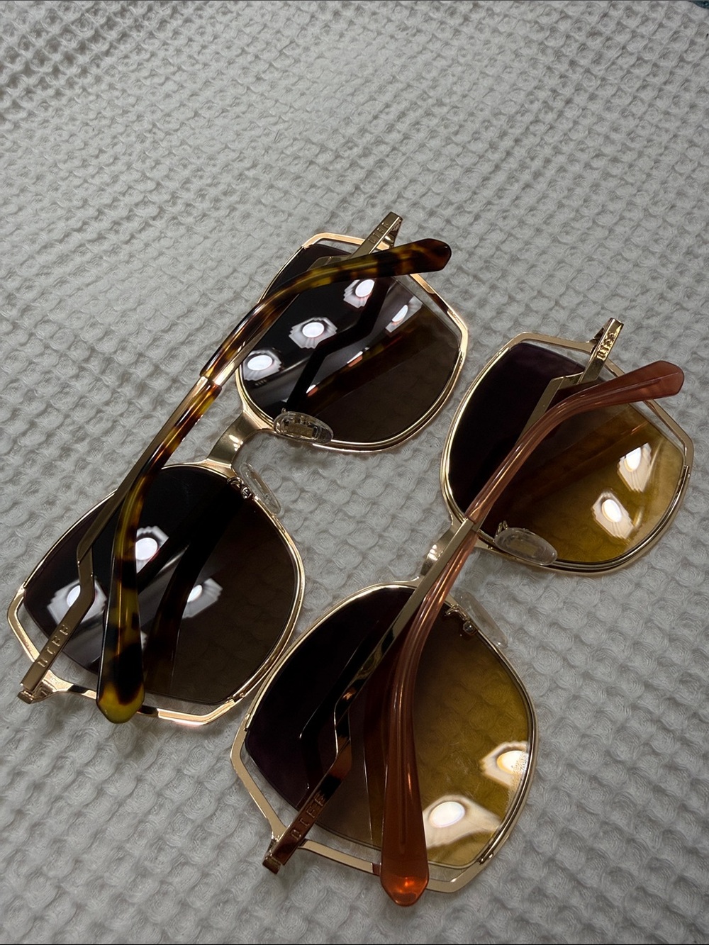 2 Diff Gold Frame Gradient Sunglasses - Women Accessories - Picture 2 of 4